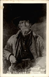 Jim Bridger, scout and trapper Postcard