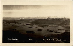 View of Sitka from across the bay Alaska Postcard Postcard