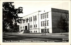 Public School Gymnasium Anchorage, AK Postcard Postcard