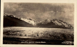 Gov. RR & Spencer Glacier Seward-Hope, AK Postcard Postcard