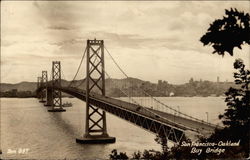 San Francisco-Oakland Bay Bridge Postcard