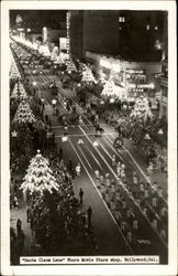 "Santa Claus Lane" where Movie Stars Shop Hollywood, CA Postcard Postcard