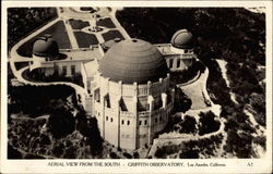 Aerial View from the South - Griffith Observatory Los Angeles, CA Postcard Postcard