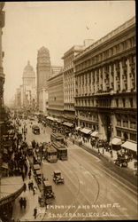 Emporium and Market Street Postcard