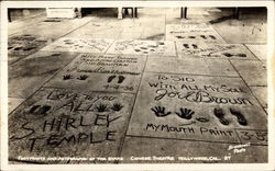 Footprints and Autographs of the Stars, Chinese Theatre Postcard