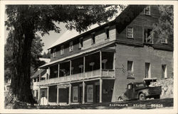 Street scene Sierra City, CA Postcard Postcard