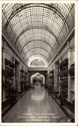 Interior "The Catacombs", Cypress Lawn Memorial Park Postcard