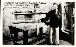 Chinese Laundry Ghost Town, Knott's Berry Farm Buena Park, CA Postcard Postcard