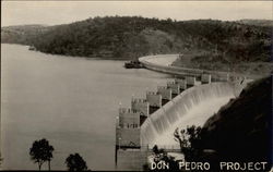 Don Pedro Project Tuolumne, CA Postcard Postcard