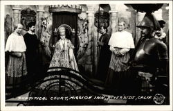 Pontifical Court, Mission Inn Postcard