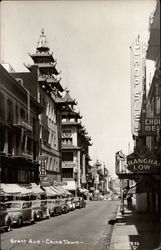 Grant Avenue - Chinatown Postcard