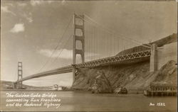 The Golden Gate Bridge Postcard