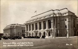 Veteran's Building and Opera House War Memorial Postcard