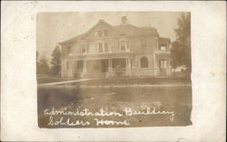 Administrative Building, soldier's home Military Postcard Postcard