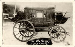 The Old Greely stagecoach Postcard Postcard