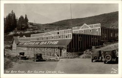 The Bath House Hot Sulphur Springs, CO Postcard Postcard