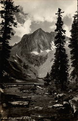 Mountain looking over Snowmass Lake Postcard