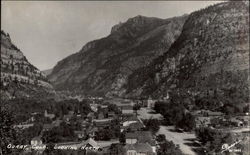 Looking north out of Ouray Colorado Postcard Postcard