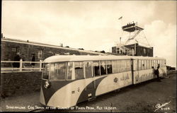 Streamline Cog Train at the Summit of Pike's Peak, Alt. 14,110 ft Postcard