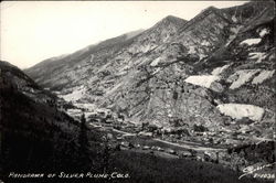 Panorama of Silver Plume Colorado Postcard Postcard