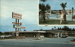 Lighthouse Motor Inn Postcard