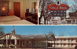 Patrick Henry Motor Lodge Postcard