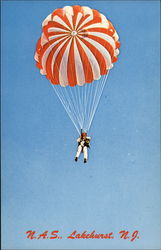 Parachute Jumper, U.S.N.A.S Lakehurst, NJ Postcard Postcard