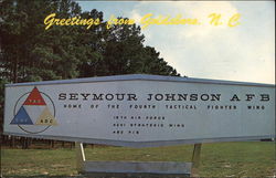 Seymour Johnson Air Force Base Goldsboro, NC Postcard Postcard