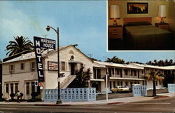 Harvard House Motel Hollywood, CA Postcard Postcard