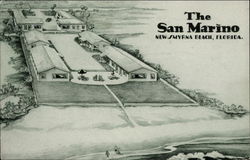 The San Marino New Smyrna Beach, FL Postcard Postcard