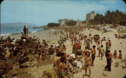 Popular "El Sol" Beach Postcard