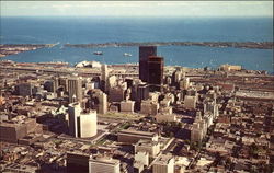 Aerial View of Downtown Toronto Postcard