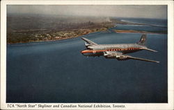 TCA "North Star" Skyliner and Canadian National Exhibition Postcard