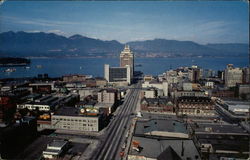 Aerial View of Vancouver, British Columbia Canada Postcard Postcard