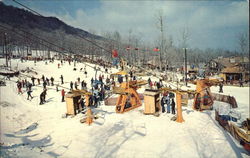 Beech Mountain Ski Resort Postcard