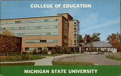 Michigan State University, College of Education & Kiva Building Postcard