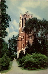 Beaumont Tower, Michigan State College Postcard