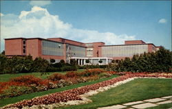 Horticultural Gardens and Student Services Building, Michigan State University Postcard