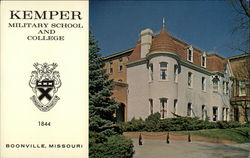 Kemper Military School and College Boonville, MO Postcard Postcard