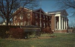 Huber Hall, Gettysbrug College Postcard