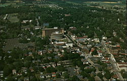 Aerial View of Doylestown Pennsylvania Postcard Postcard