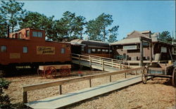 The "A" Train Restaurant Postcard