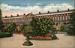 Pontalba Building, Jackson Square, in the Old French Quarter New Orleans, LA Postcard Postcard