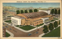 Onondaga County War Memorial Postcard