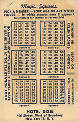 Magic Squares New York, NY Postcard Postcard