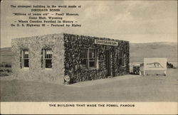 The Building That Made the Fossil Famous, Como Bluff Postcard