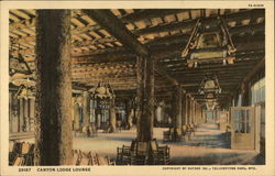 Canyon Lodge Lounge Postcard