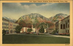 Upper Campus, Brigham Young University Postcard