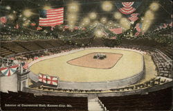 Interior of Convention Hall Postcard