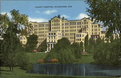 County Hospital Postcard